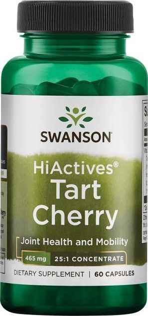 Swanson Swanson - Tart Cherry (Ekstrakt z Wiśni), 465mg, 60 kapsułek