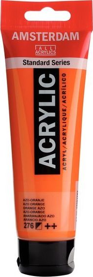 Artequipment Farba akrylowa TALENS AMSTERDAM 120ml 276 - AZO ORANGE uniw