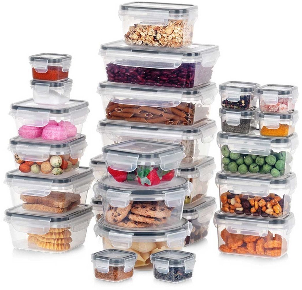 ZESTAW 24 POJEMNIKÓW NA ŻYWNOŚĆ Z POKRYWAMI I USZCZELKAMI 229159