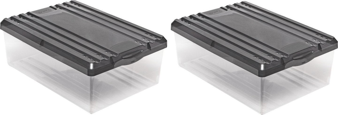 Green Cell Komplet 2 pojemników na buty antracyt 1552