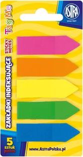 Astra Zakładki indeksujące 5 kolorów ASTRA