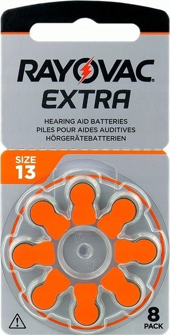 Rayovac 13 8+2 8BL Baterie Słuchowe