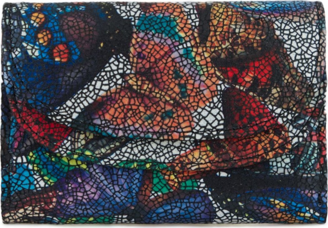 Stefania Skórzany portfel damski eugenie - stefania, motyle