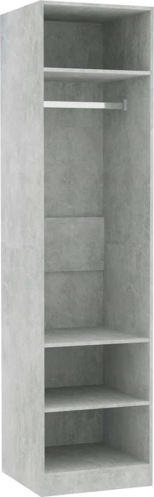 vidaXL Szafa, kolor betonowy szary, 50x50x200 cm, płyta wiórowa