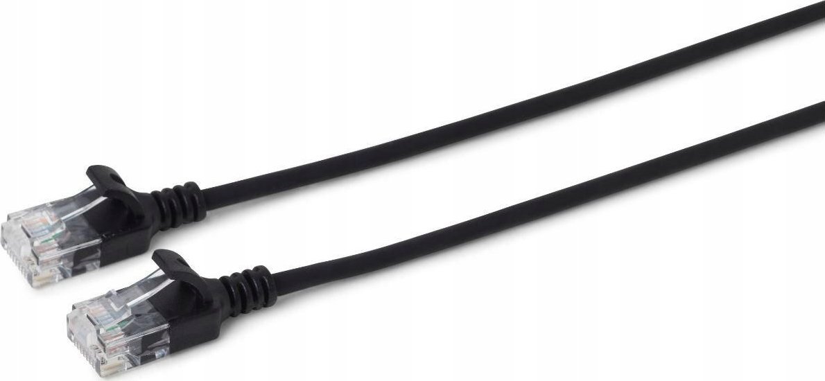 MicroConnect U/UTP CAT6A Slim 0.25M Black