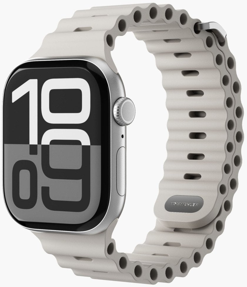 Vonmählen Wave Band 2 do Apple Watch 42 | 44 | 45 | 49mm One Size - Kremowy (AWS00120)