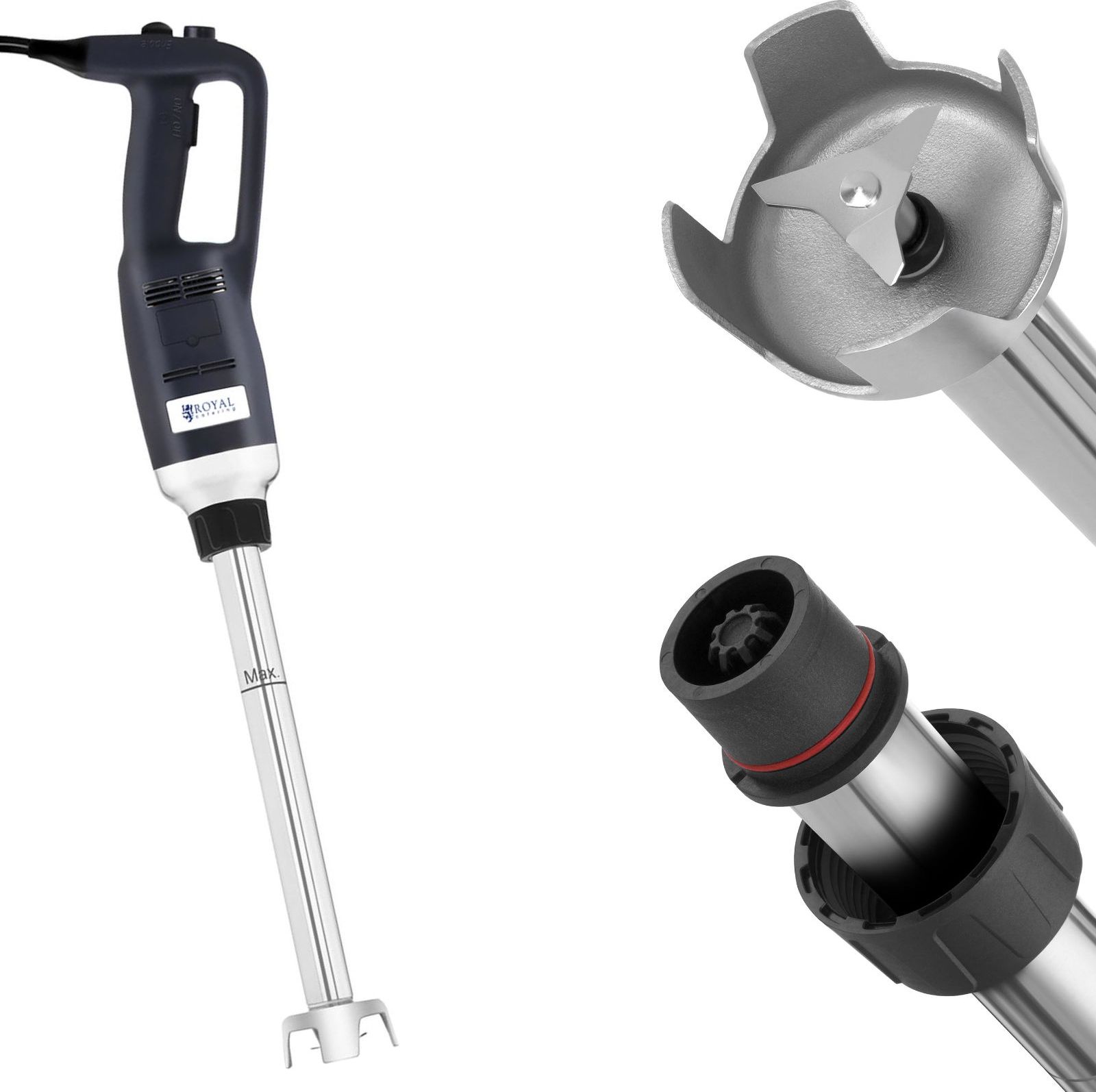 Royal Catering Mocny mikser blender robot ręczny dł. 400 mm 500 W 230 V Royal Catering