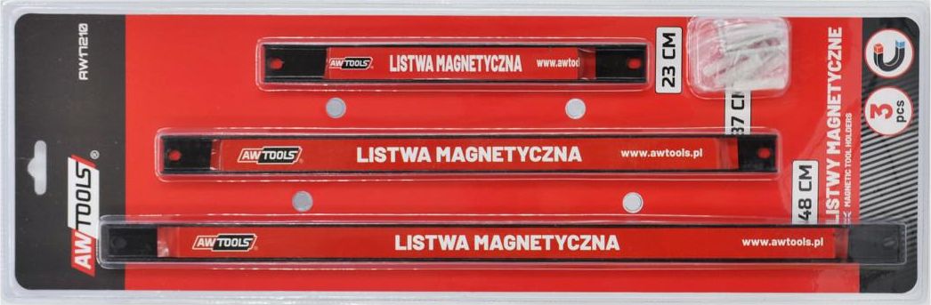 AWTools AWTOOLS LISTWA MAGNETYCZNA 3szt. AW17210