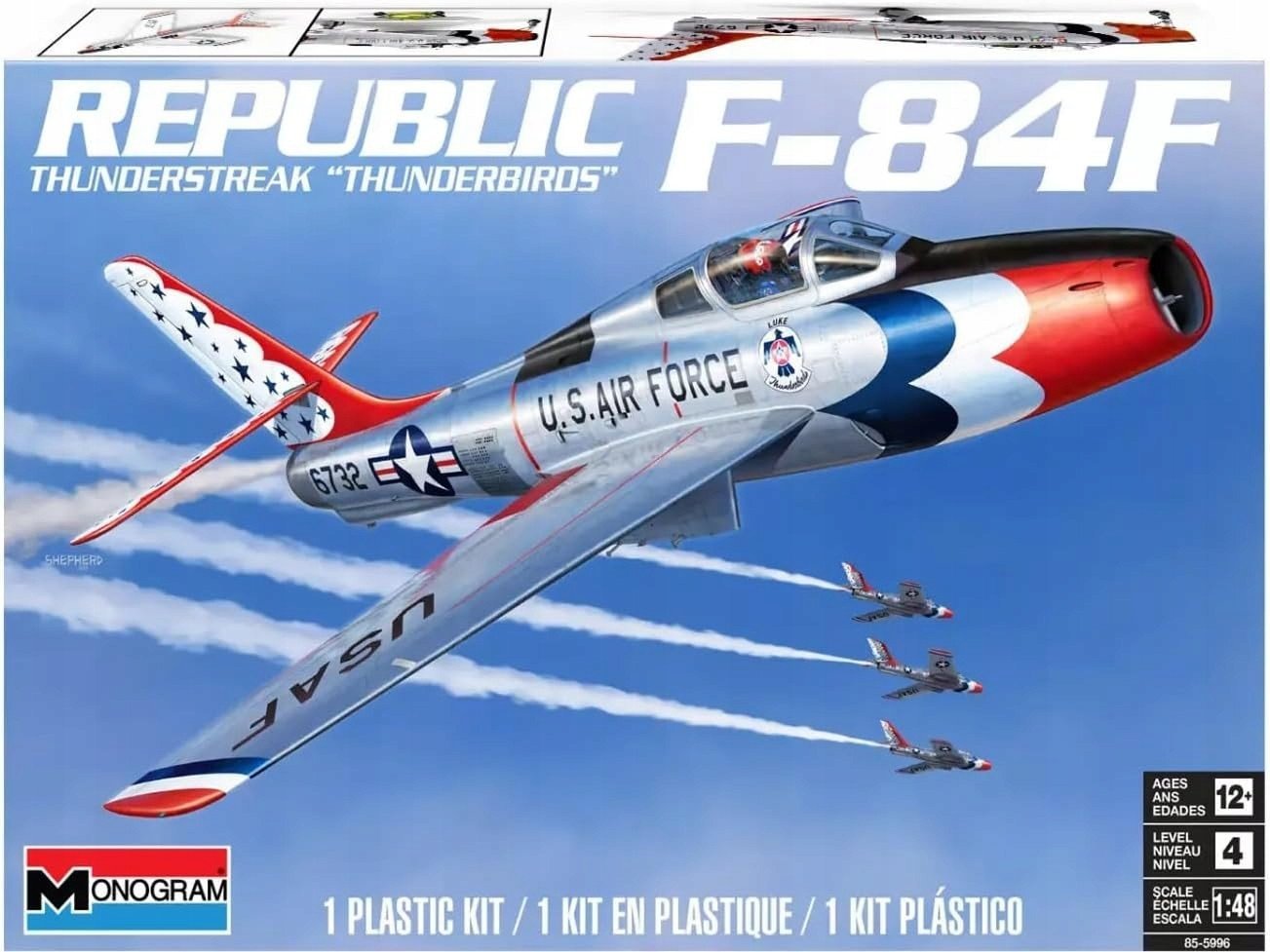 PROMO Model do sklejania Samolot F-84F Republic 1:48