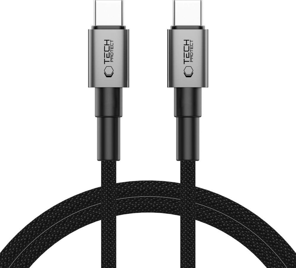 Kabel USB Tech-Protect USB-C - USB-C 1 m Szary (5906302380770)