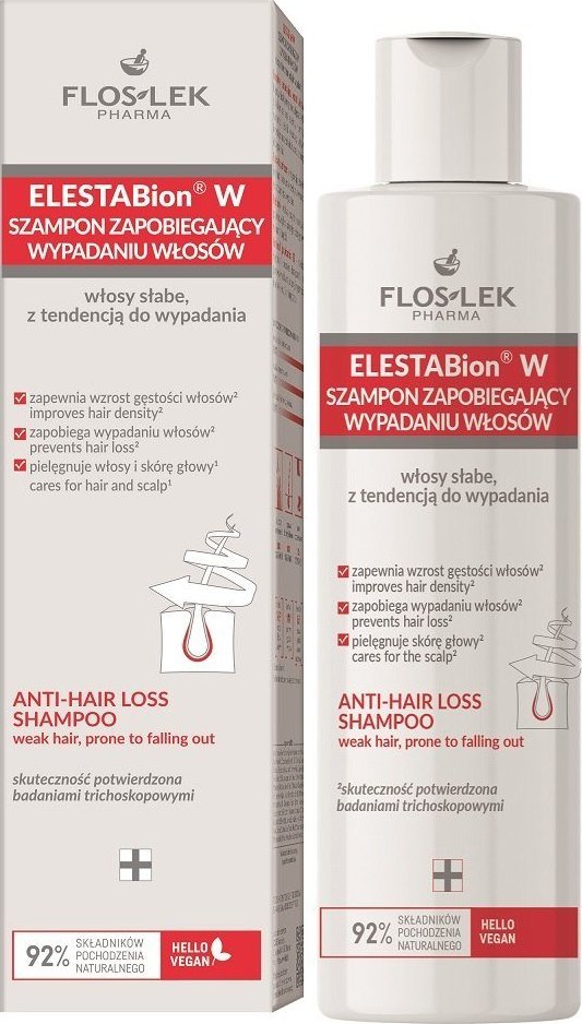 Floslek ELESTABion W szampon zapobiegający wypadaniu włosów 225ml