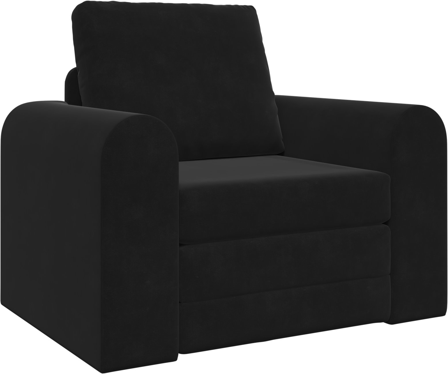vidaXL 2 w 1 Czarna Sofa Łóżko 98x71x83 cm