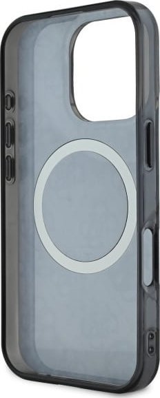 Guess Guess GUHMP16LH4PYEEK iPhone 16 Pro 6.3" czarny/black hardcase IML Peony On 4G Background MagSafe