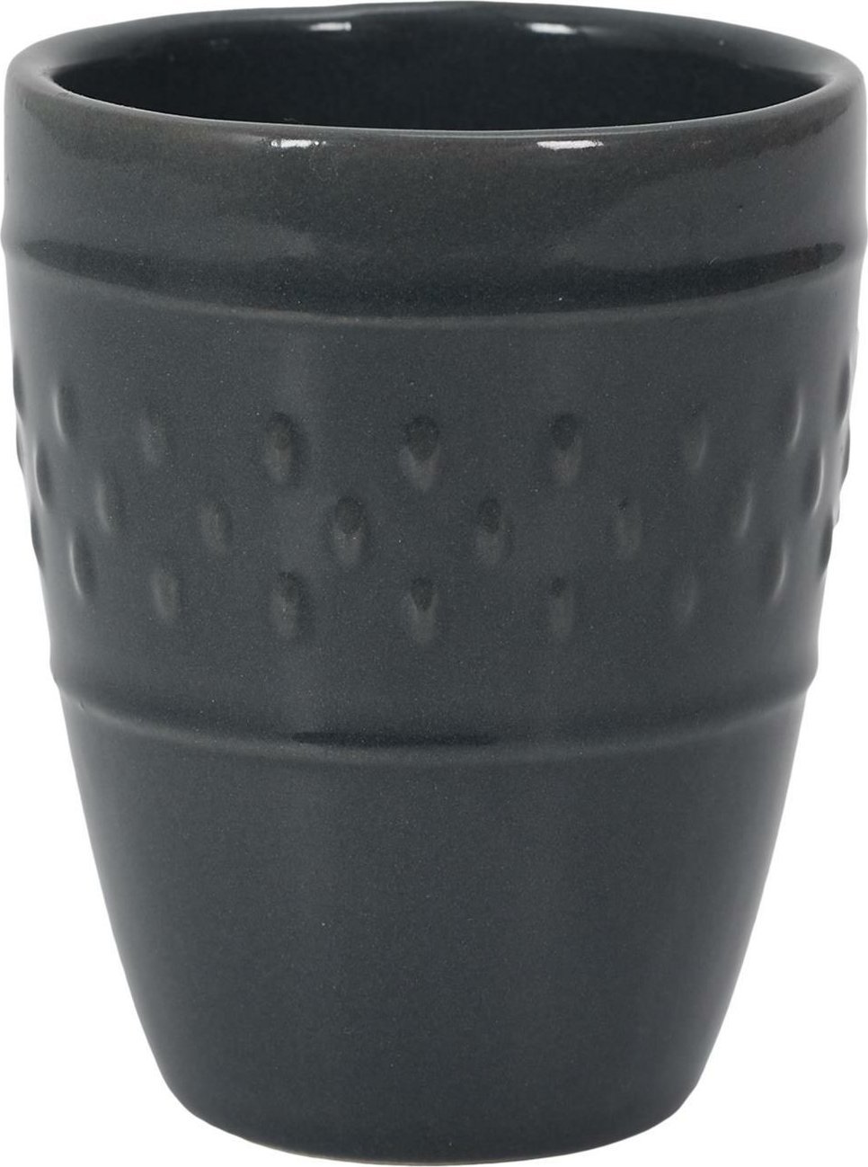 Intesi INTESI KUBEK DO ESPRESSO QUESO 100ML SZARY CIEMNY