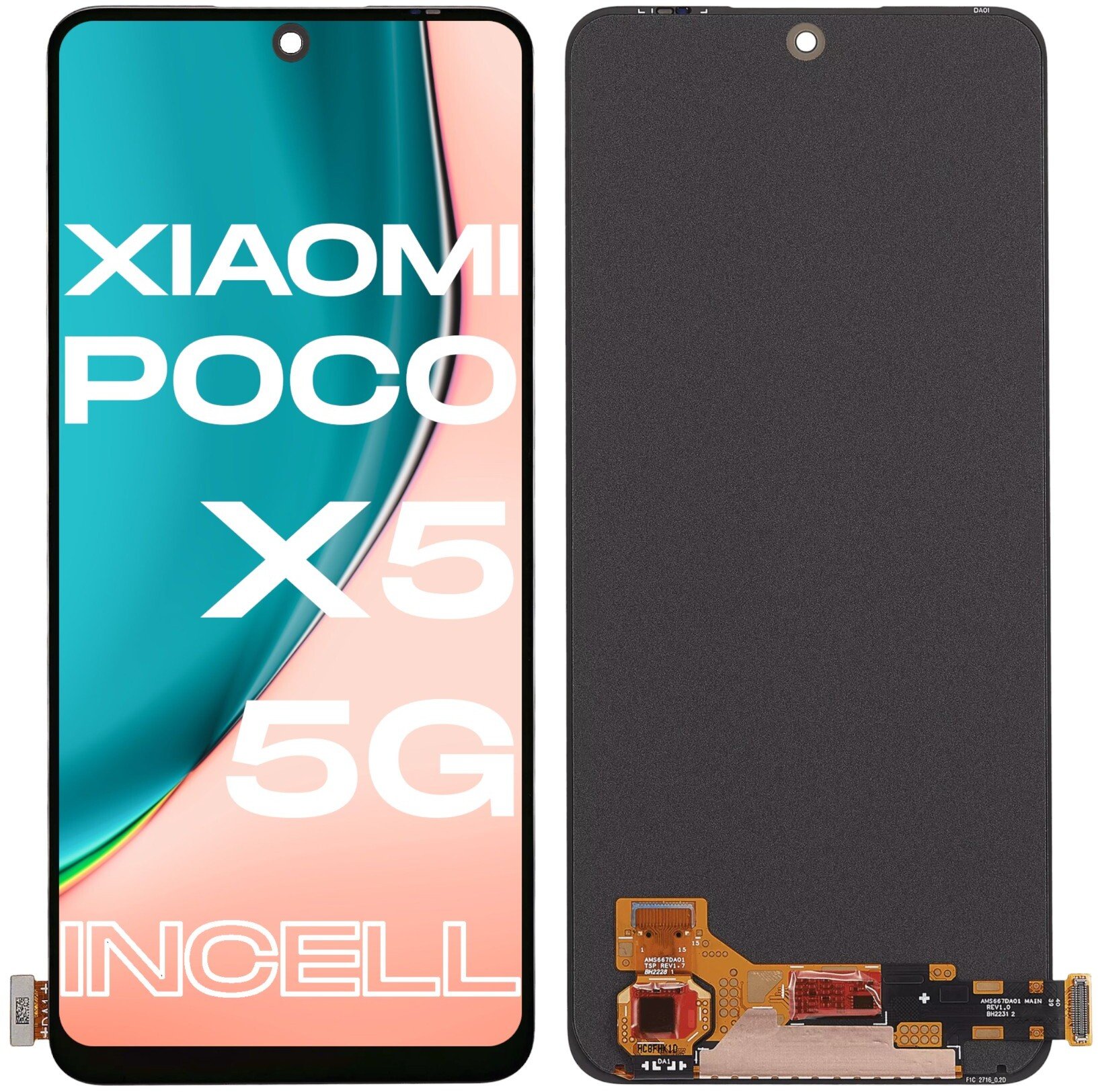 Wyświetlacz do Xiaomi Poco X5 5G LCD Ekran 22111317PG Incell
