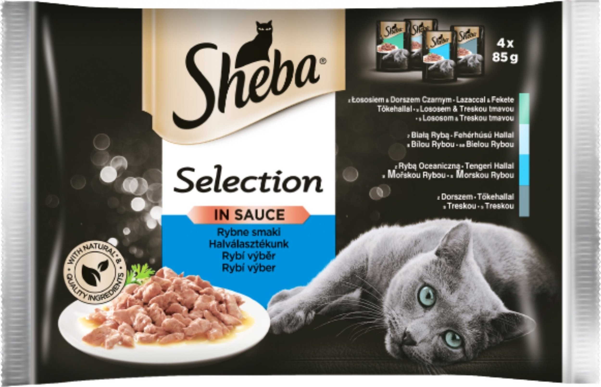 Sheba SHEBA 85g 3+1 SELECTION Smaki Rybne