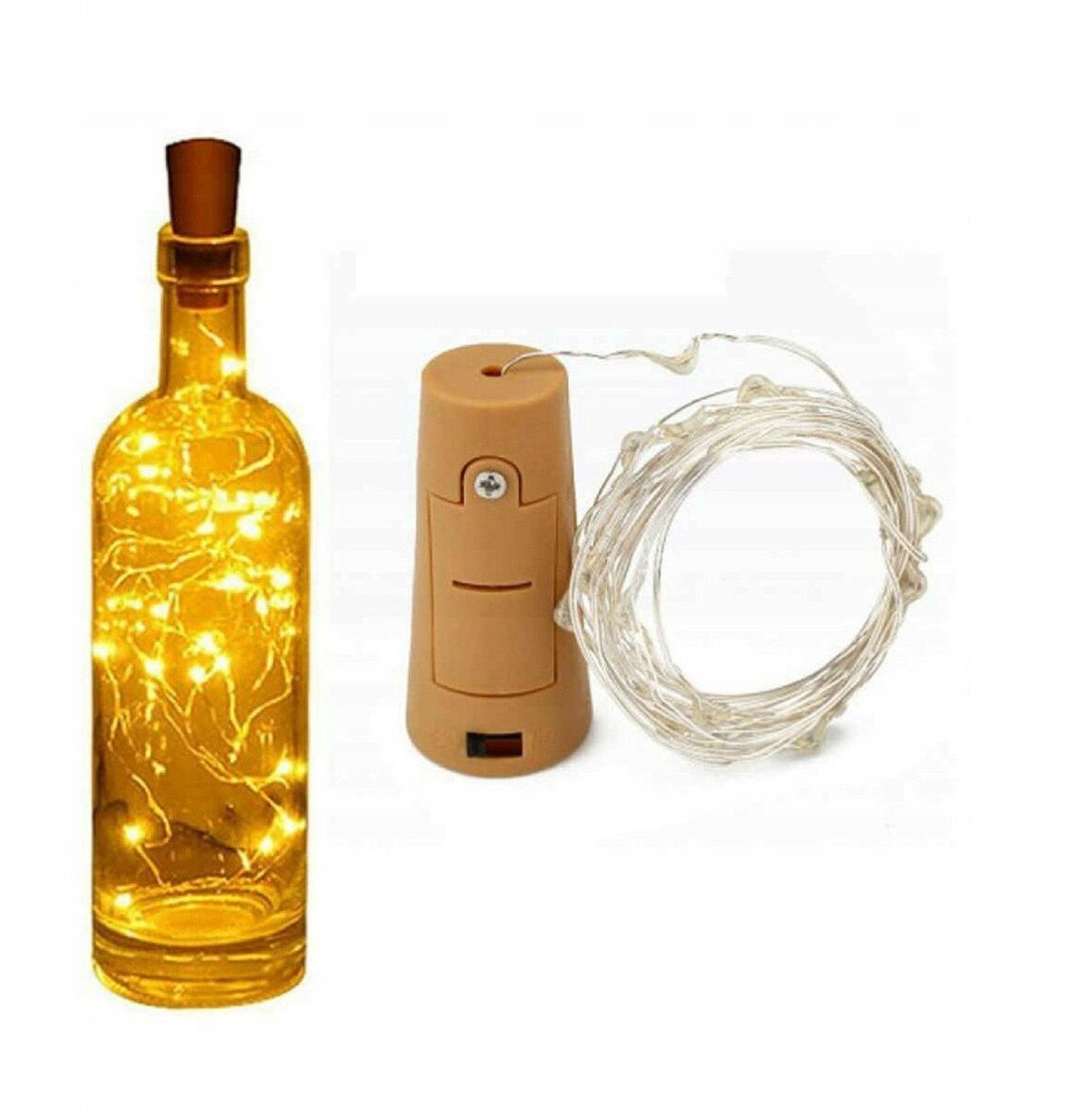 Dekoracja świąteczna Świecąca dekoracja świąteczna korek butelki