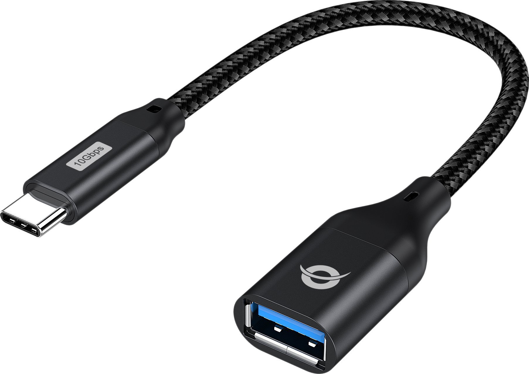 Adapter USB Conceptronic CONCEPTRONIC Adapter USB-C -> USB-A 3.0 OTG 10Gb/s schwarz