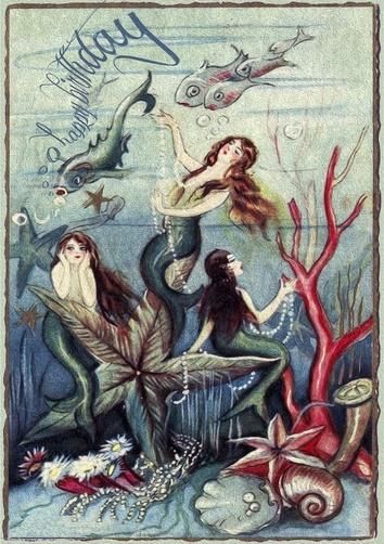 Madame Treacle Karnet B6 z kopertą Urodziny Syreny