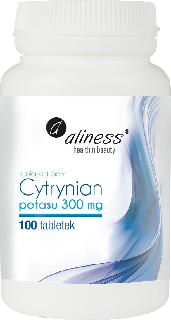 MEDICALINE Aliness, Cytrynian Potasu, 300mg, 100 tabletek vege