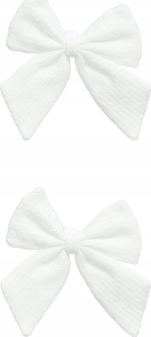 Atmosphera Kokardy na choinkę, białe, 13 x 18 cm