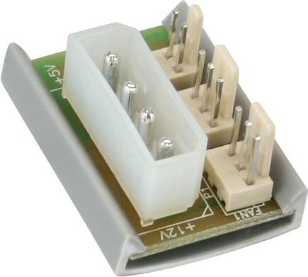 InLine Molex - 3-pin x2, Zielony (33008A)