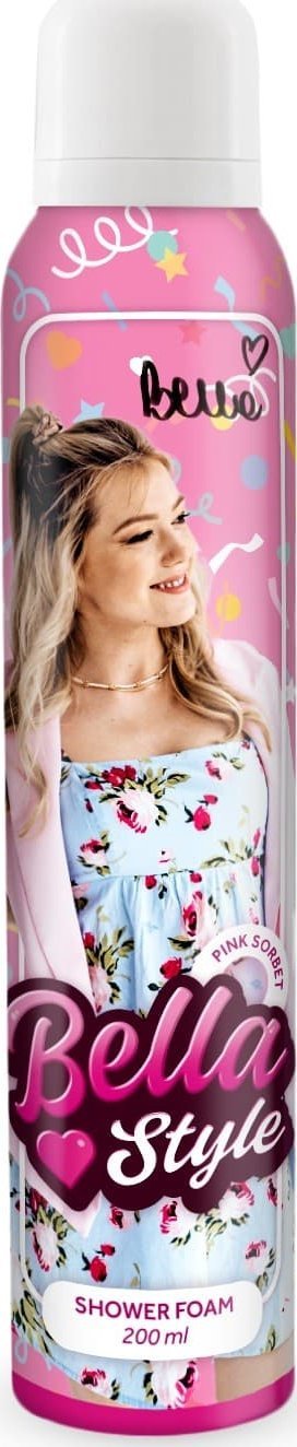 BELLA STYLE Pianka pod prysznic Pink Sorbet 200ml