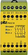 Pilz Przekaźnik bezpieczeństwa 3N/O 1N/C PNOZ X3 24VDC/230 VAC (774318)
