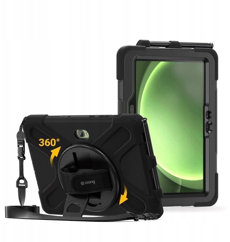 Crong Defender Plus – Pancerne etui Samsung Galaxy Tab Active5 Pro 10.1” (czarny)