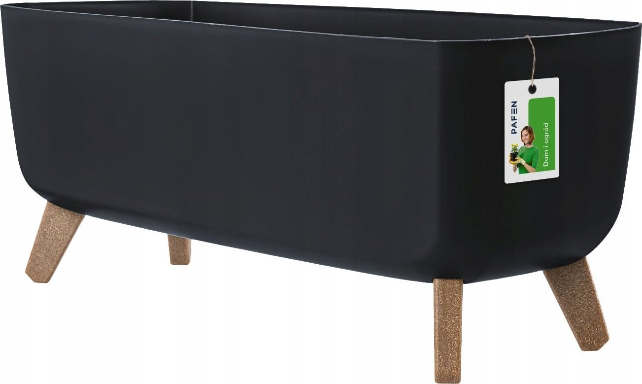 Prosperplast Doniczka na nóżkach Gracia Case DGCL600 Antracyt