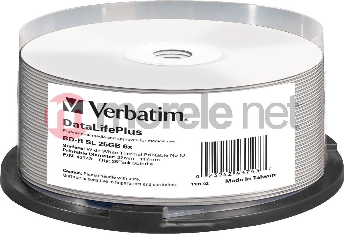 Verbatim BD-R 25 GB 6x 25 sztuk (43743)