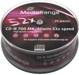 MediaRange CD-R 700 MB 52x 25 sztuk (MR201)