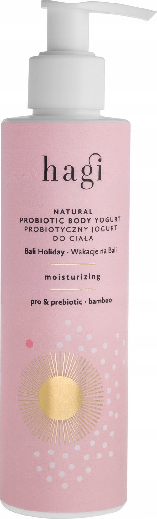 Hagi Hagi, Naturalny probiotyczny jogurt do ciała Wakacje na Bali, 200 ml