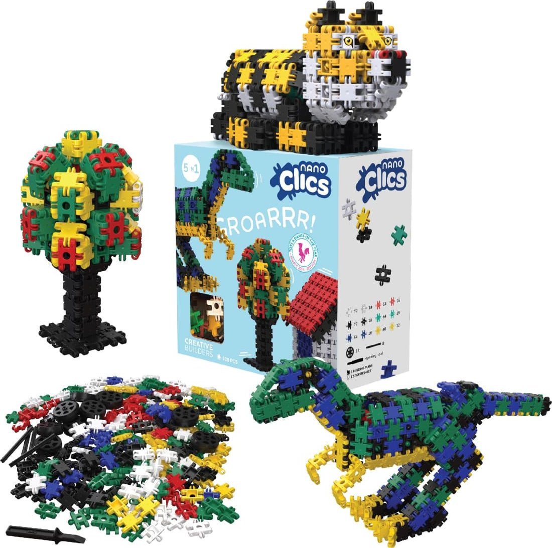 Nano Clics - Kreatywni Budowniczowie - 500 el.