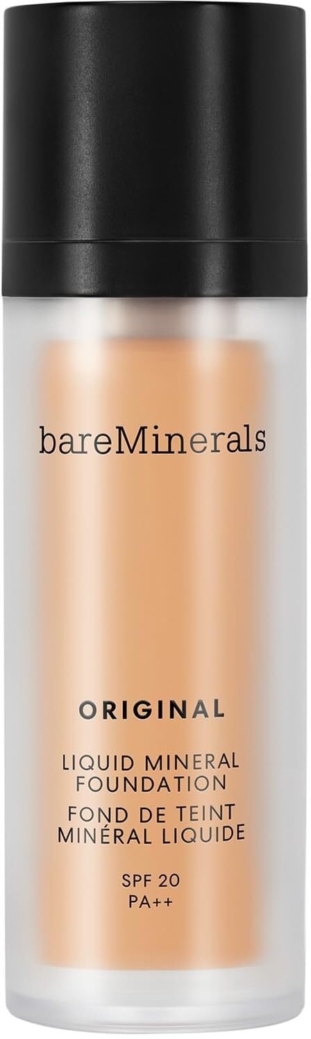 BareMinerals, Original Liquid Mineral, Luminous, Liquid Foundation, 20, Golden Tan, SPF 20, 30 ml For Women