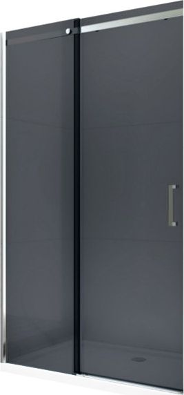 Mexen Mexen Omega drzwi prysznicowe rozsuwane 130 cm, grafit, chrom - 825-130-000-01-40