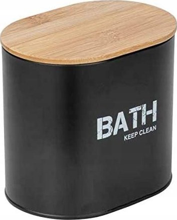 Wenko Pojemnik łazienkowy GARA, kolor czarny, Wenko