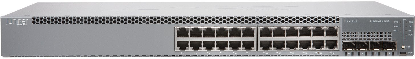 Switch Jonsbo Juniper EX2300 Zarządzany L2/L3 Gigabit Ethernet (10/100/1000) 1U Szary