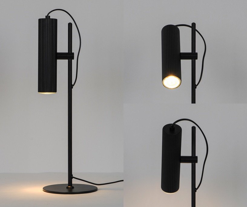 TABLE LIGHT ICEL GU10 BLACK