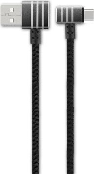 Kabel USB Mobilari USB-A - USB-C Czarny (M555035)