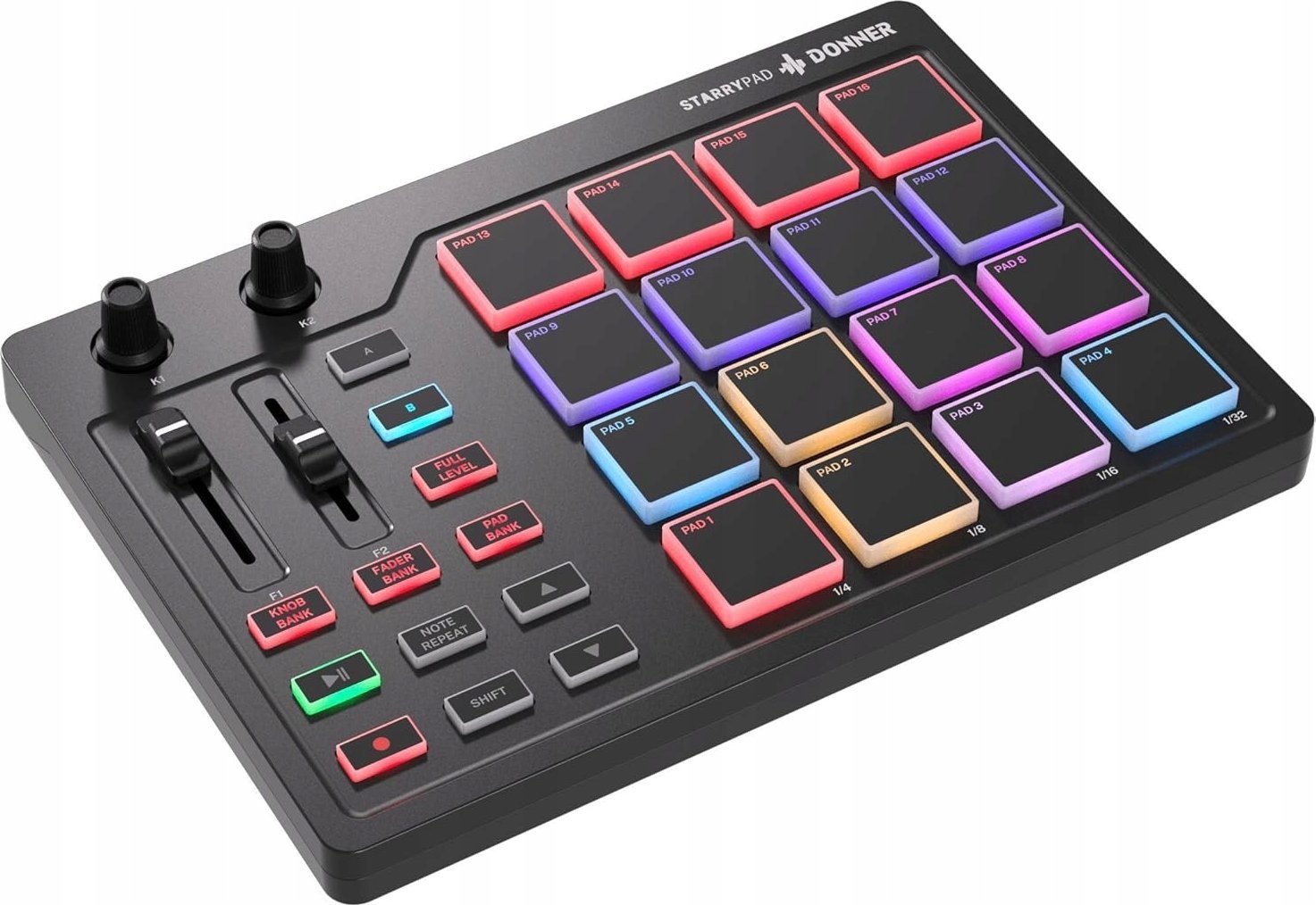 ML DONNER DPD-16 - Automat perkusyjny MIDI 16 padów