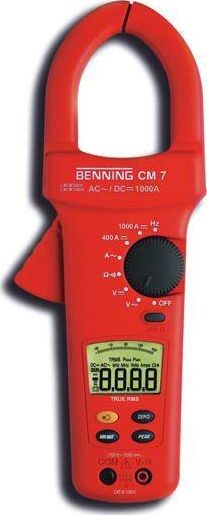 Benning Miernik prądu BENNING CM 7 cęgowy z akcesoriami