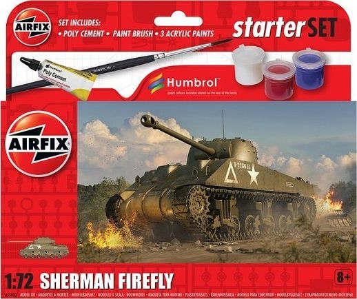 Airfix Czołg Sherman Firefly zestaw z farbami