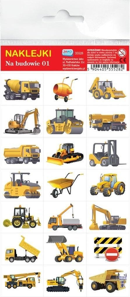 Wydawnictwo Jako Naklejki. Na budowie