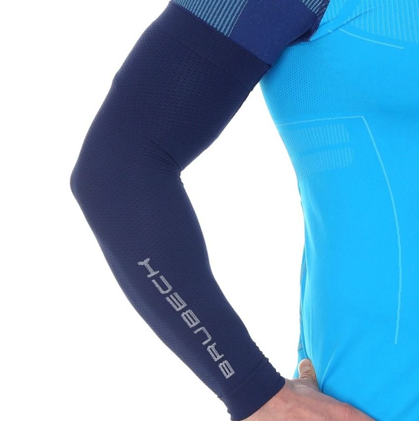 Brubeck Rękawki kolarskie unisex 3D PRO SB10060 niebieski r. S/M