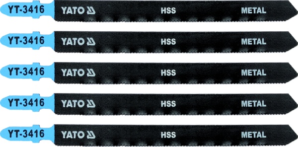 Yato Brzeszczot do wyrzynarki typ T HCS do metalu 5cz. TPI21 YT-3416