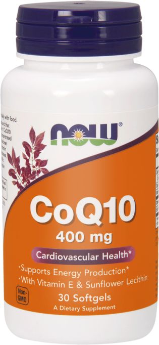 NOW Foods Koenzym Q10 400mg 30 kapsułek