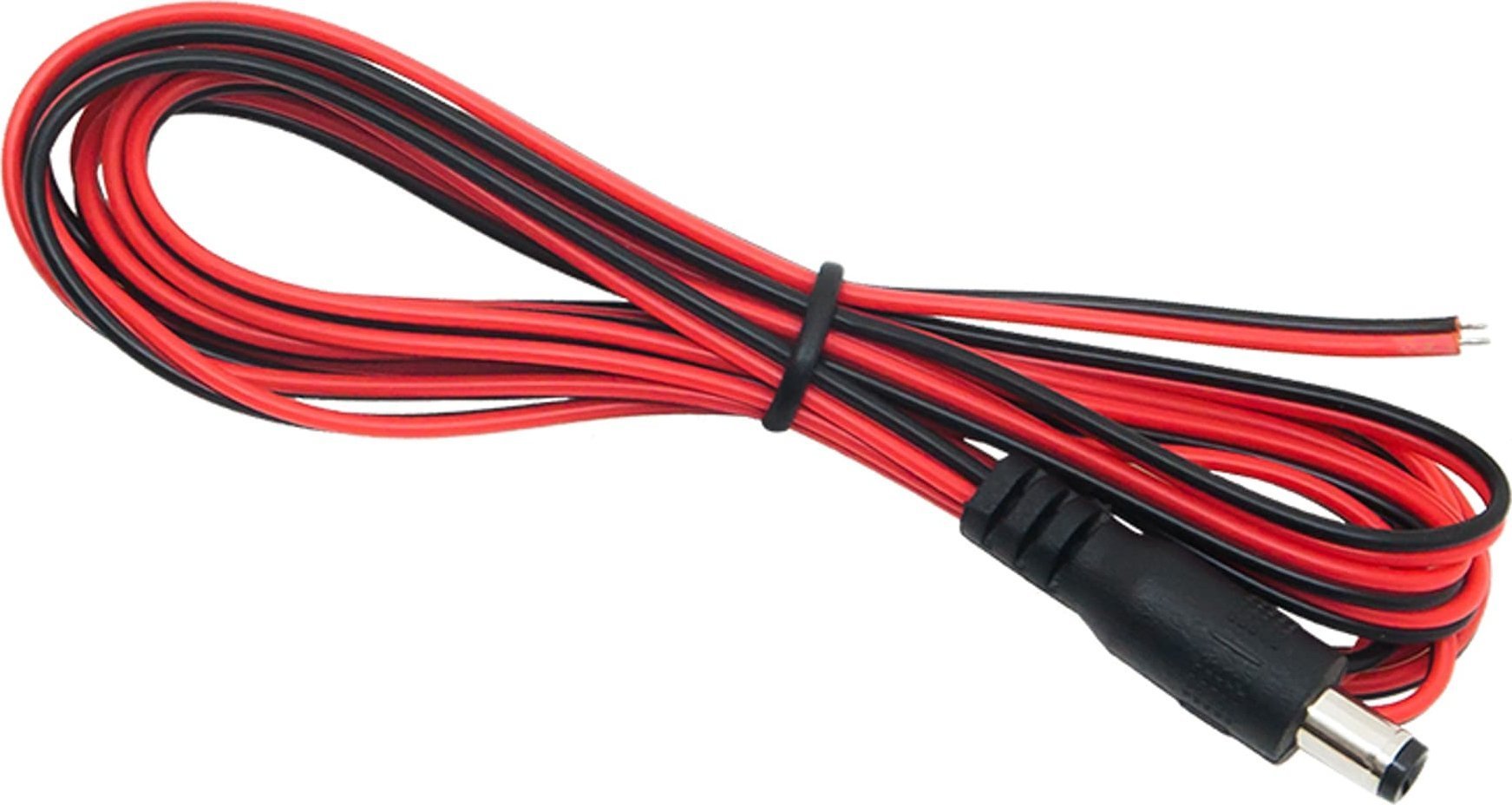 Wtyk DC 2,5/5,5 z przewodem 0,8m