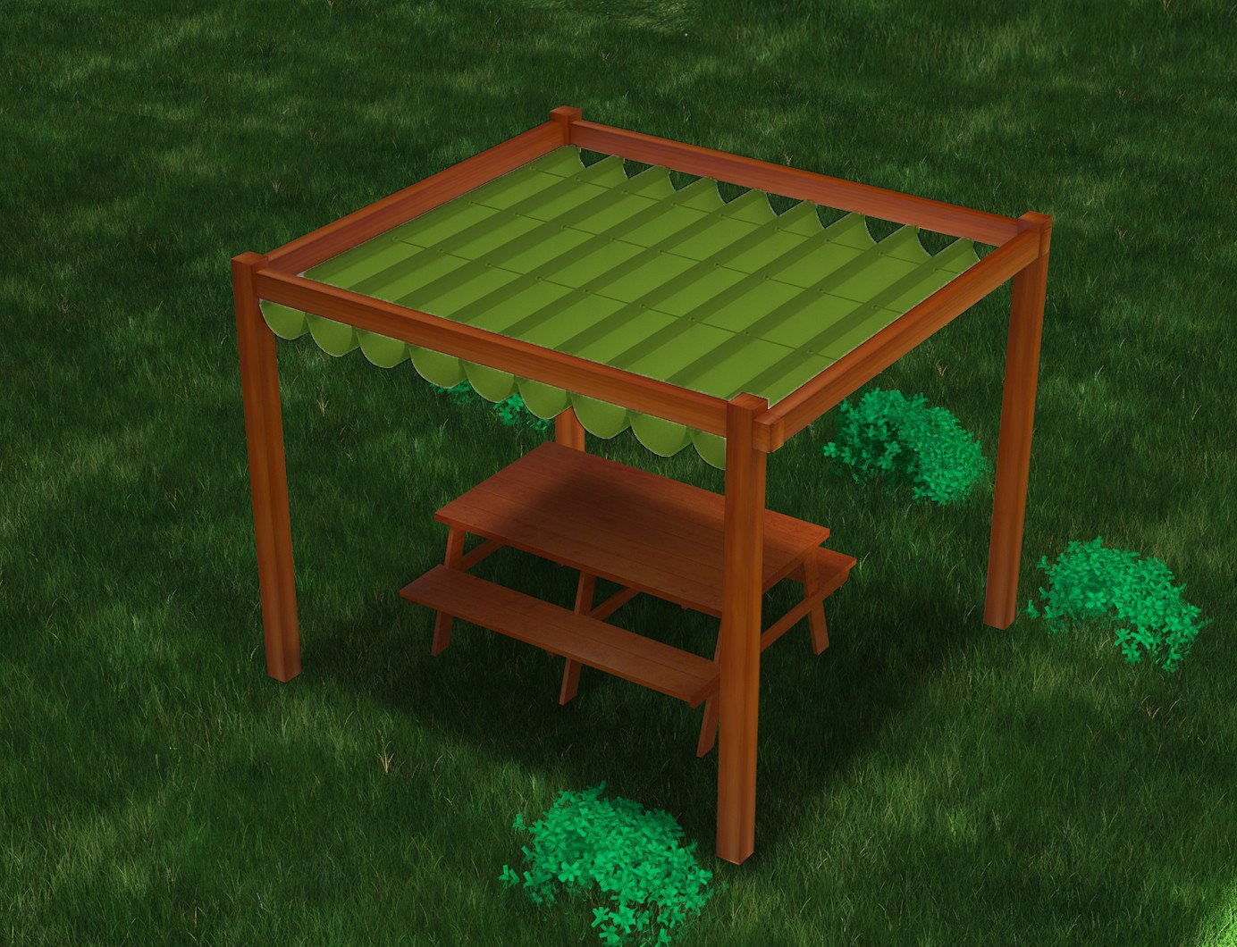 Roleta rzymska pozioma premium Decor 2,5x4 - Zielony