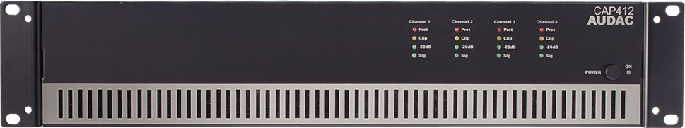Audac AUDAC CAP412 Quad-channel power amplifier 4 x 120W 100V